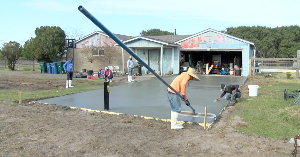 Donations provide basketball court for three youth teams Donations provide basketball court for three youth teams